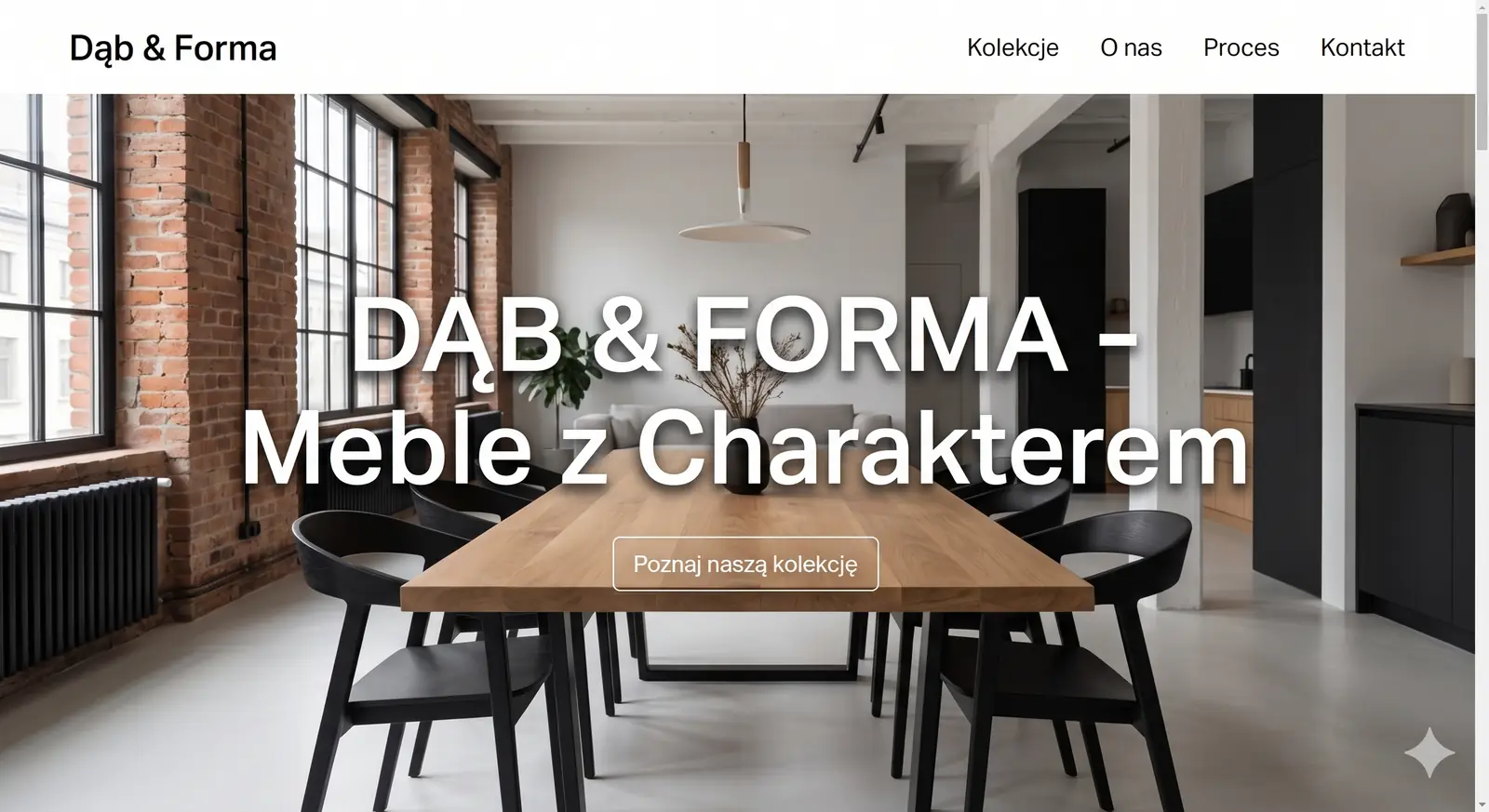 Dąb & Forma — desktop